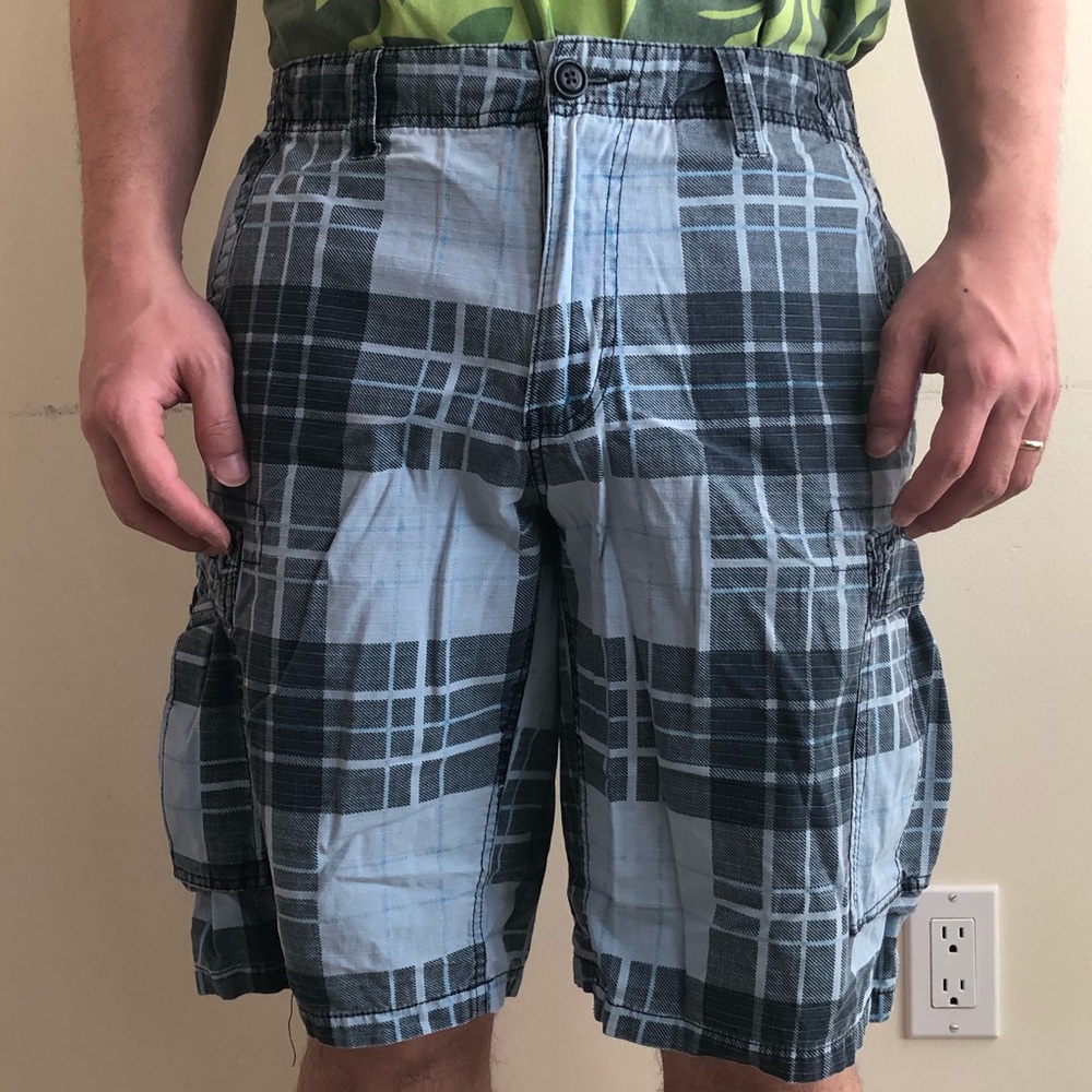 Plaid shorts